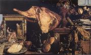 Vanitas still-life in the background Christ in the House of Mary and Martha Pieter Aertsen